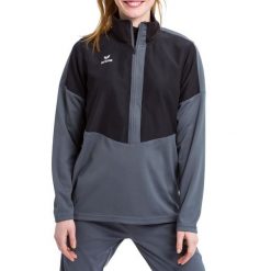 Bluza zapinana na zamek Erima Worker Squad. Czarne bluzy bez kaptura męskie Erima, m, z polaru. W wyprzedaży za 156.45 zł.