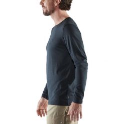 Bluza męska Fjallraven Abisko Wool LS. Niebieskie bluzy bez kaptura męskie Fjällräven, m. Za 282.99 zł.