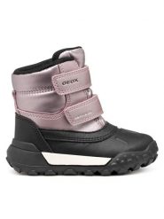 Geox Śniegowce B Trekkyup B Ab B566MC 0NFLV C8011 S Różowy. Czerwone kozaki dziewczęce Geox, bez wzorów, ze skóry, bez obcasa. Za 319.99 zł.