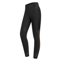 Damskie legginsy jeździeckie z pełną przyczepnością ELT Nina. Czarne legginsy damskie ELT, l, bez wzorów, z elastanu. Za 239.70 zł.