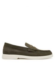 Tommy Hilfiger Mokasyny Nubuck P Loafer FM0FM05350 Khaki. Brązowe mokasyny męskie Tommy Hilfiger, z nubiku. Za 379.99 zł.