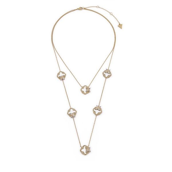 Naszyjnik Guess. Żółte naszyjniki damskie Guess, złote. Za 469.99 zł.