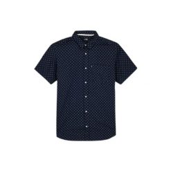 Koszula TBS Kevin. Niebieskie koszule męskie Tbs, na lato, xl, bez wzorów, z bawełny, bez kołnierzyka, bez ramiączek. Za 273.00 zł.