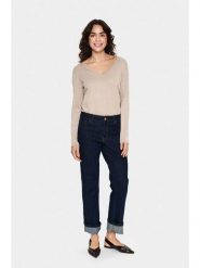 SAINT TROPEZ Sweter w kolorze beżowym rozmiar: XXL. Brązowe swetry klasyczne damskie Saint Tropez, s, z wiskozy, bez kołnierzyka. Za 78.99 zł.