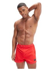 Speedo Szorty kąpielowe w kolorze czerwonym rozmiar: M. Czerwone szorty sportowe męskie Speedo, m, z materiału, outdoorowe. Za 122.96 zł.