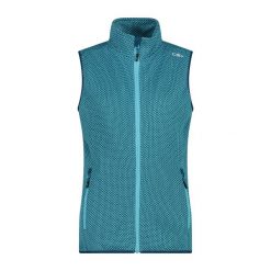 Kamizelka damska CMP. Niebieskie kamizelki damskie CMP, xs, z dzianiny. Za 231.50 zł.