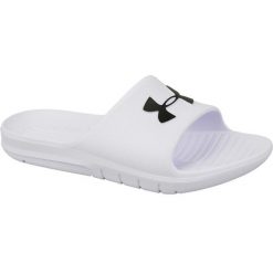 Klapki na basen Lifestyle Męskie Under Armour Core PTH SL. Białe klapki i japonki męskie Under Armour, z materiału. Za 176.00 zł.