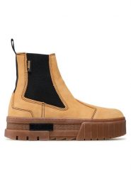 Puma Sztyblety Mayze Chelsea Suede Wn's 382829 04 Beżowy. Brązowe botki damskie Puma, ze skóry, bez obcasa, na płaskiej podeszwie, bez zapięcia. Za 409.99 zł.
