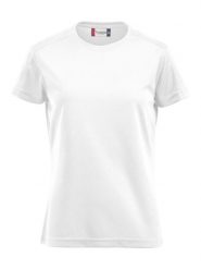 Clique Ice-T Women Oddychająca koszulka damska UV/20 – white. Białe t-shirty damskie CLIQUE, xl, bez wzorów, z poliesteru, bez kołnierzyka. Za 116.72 zł.