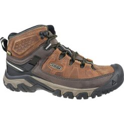 Buty trekkingowe męskie Keen Targhee Iii Mid WP. Brązowe buty trekkingowe męskie Keen, z materiału, bez zapięcia. Za 895.00 zł.