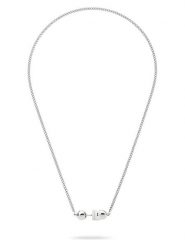 Liebeskind Posrebrzany naszyjnik - dł. 43 cm rozmiar: onesize. Szare naszyjniki damskie Liebeskind, posrebrzane. Za 165.99 zł.