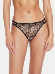 Chantelle Stringi Vibrate C018G0 Czarny. Czarne stringi damskie Chantelle, bez wzorów, z syntetyku. Za 139.99 zł.