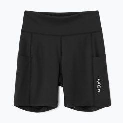 Spodenki damskie Rab Talus Tights. Czarne szorty damskie RAB, bez wzorów, z materiału, eleganckie. Za 369.99 zł.