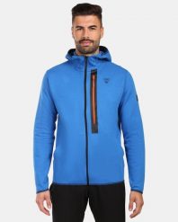 Bluza bawełniana z kapturem do aktywnego stylu Kilpi OKAMPOS-M. Niebieskie bluzy z kapturem męskie Kilpi, m, z bawełny. Za 153.53 zł.