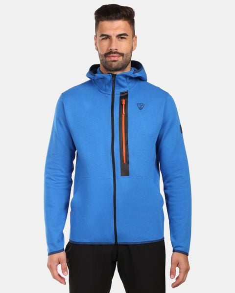 Bluza bawełniana z kapturem do aktywnego stylu Kilpi OKAMPOS-M. Niebieskie bluzy z kapturem męskie Kilpi, m, z bawełny. Za 153.53 zł.