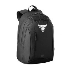 Plecak do koszykówki Wilson NBA Team Chicago Bulls - WZ6015003. Czarne plecaki damskie Wilson, bez wzorów. W wyprzedaży za 135.50 zł.