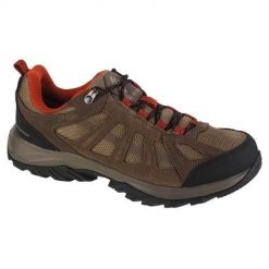 Buty trekkingowe męskie Columbia Redmond Iii WP. Brązowe buty trekkingowe męskie Columbia, z gumy, bez zapięcia. Za 495.00 zł.