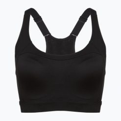 Biustonosz treningowy Gymshark Racer Back Training Sports. Czarne biustonosze sportowe damskie Gymshark, bez wzorów. Za 109.99 zł.