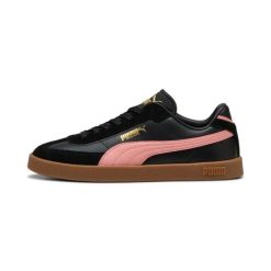 Buty damskie sportowe sneakersy Puma CLUB II ERA. Czarne buty sportowe na co dzień damskie Puma, bez wzorów, ze skóry, trekkingowe. Za 199.00 zł.