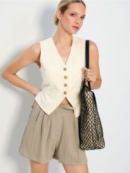 Rinascimento Kombinezon CFC0123735003 Czarny Regular Fit. Czarne kombinezony damskie RINASCIMENTO, m, bez wzorów, z syntetyku, bez kołnierzyka, bez ramiączek. Za 479.99 zł.