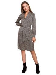 Stylove Sukienka w kolorze szarym rozmiar: XL. Szare sukienki damskie Stylove, xl, bez wzorów, z tkaniny, bez kołnierzyka, bez ramiączek, midi. Za 127.05 zł.