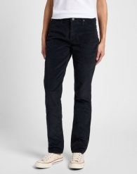 LEE DAMSKIE SPODNIE SZTRUKSOWE MARION STRAIGHT UNIONALL BLACK 112359984 L301016299. Czarne spodnie materiałowe damskie Lee, bez wzorów, ze sztruksu. Za 199.99 zł.