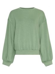 MOSS COPENHAGEN Bluza "Brionna" w kolorze zielonym rozmiar: XS/S. Zielone bluzy bez kaptura damskie MOSS COPENHAGEN, s. Za 165.99 zł.