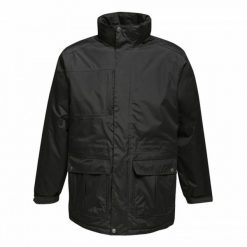 Kurtka Parka Przeciwdeszczowa Męska Darby III. Czarne kurtki męskie Regatta, m, bez wzorów, sportowe, bez kaptura. Za 287.99 zł.