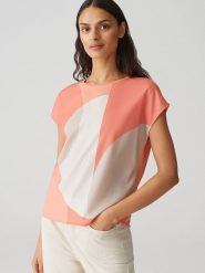 OPUS Koszulka w kolorze pomarańczowym rozmiar: 42. Pomarańczowe t-shirty damskie Opus, bez wzorów, bez kołnierzyka. Za 86.99 zł.