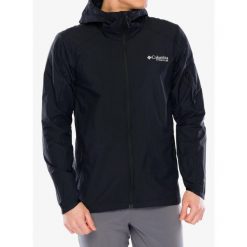 Kurtka przeciwwiatrowa męska Columbia Loop Trail II Windbreaker. Czarne kurtki męskie Columbia, m, bez wzorów, z softshellu, sportowe, bez kaptura. Za 379.99 zł.