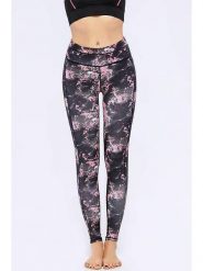 Onamaste Legginsy sportowe "Billie" w kolorze czarno-szaro-jasnoróżowym rozmiar: S/M. Czarne legginsy damskie Onamaste, m, bez wzorów. Za 83.42 zł.