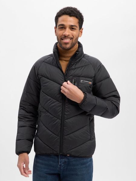 Ellesse Pikowana kurtka - Lalizo Mężczyźni Sztuczne włókno czarny, XL. Czarne kurtki męskie Ellesse, m, bez wzorów, z włókna, bez kaptura. Za 229.95 zł.