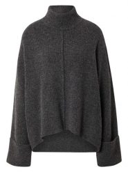 LeGer Sweter "Rafaela" w kolorze szarym rozmiar: 36. Szare golfy damskie LeGer, bez wzorów, prążkowane, bez ramiączek. Za 156.98 zł.