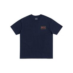 Koszulka sportowa męska RVCA Balance Now. Niebieskie t-shirty sportowe męskie RVCA, l, z bawełny, bez ramiączek. Za 77.49 zł.