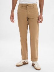 Selected spodnie chino - SHL196-Straight Harry Mężczyźni Bawełna beżowy, 30-32. Brązowe spodnie materiałowe męskie Selected, bez wzorów, z bawełny. Za 139.95 zł.