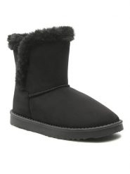 DeeZee Śniegowce WSL19150-17 Czarny. Czarne śniegowce damskie DeeZee, z materiału. Za 71.98 zł.