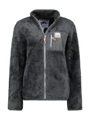 Geographical Norway Kurtka polarowa "Upecious" w kolorze ciemnoszarym rozmiar: XL. Szare kurtki damskie Geographical Norway, xl, bez wzorów, z polaru, bez kaptura. Za 122.09 zł.