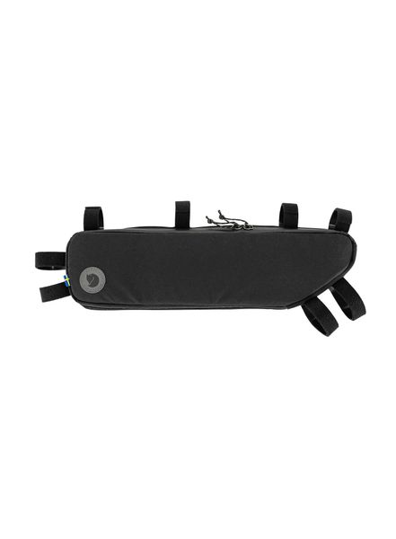 Torba na ramę roweru Fjallraven Hoja Frame Bag S - black. Czarne torebki klasyczne damskie Fjällräven, bez wzorów, z poliamidu, duże, bez dodatków. Za 374.99 zł.