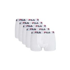 Bokserki Fila FU5016/5 (x5). Białe bokserki męskie Fila, bez wzorów, z bawełny. Za 275.99 zł.