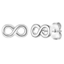 Rafaela Donata Kolczyki Infinity Srebro wysokiej próby Srebrny 1 ct Damski. Szare kolczyki damskie Rafaela Donata, srebrne, na sztyftcie. Za 99.99 zł.