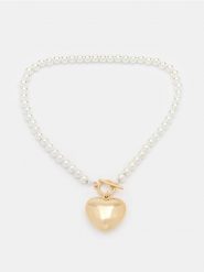 Naszyjnik z imitacją pereł - wielobarwny. Naszyjniki damskie Sinsay. Za 15.99 zł.