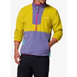Bluza bez kaptura Columbia Sequoia Grove Half Zip Fleece. Żółte bluzy bez kaptura męskie Columbia. Za 278.19 zł.