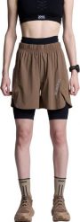 Spodenki damskie X-Bionic Corefusion Run Perform Shorts Dark Sand M132. Brązowe spodenki sportowe damskie X BIONIC, bez wzorów, sportowe. Za 419.99 zł.
