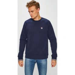 Fila - Bluza. Niebieskie bluzy bez kaptura męskie Fila, l, z bawełny. W wyprzedaży za 249.90 zł.
