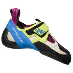 Buty wspinaczkowe dla kobiet La Sportiva Skwama. Zielone obuwie treningowe damskie La Sportiva, na fitness i siłownię. Za 721.55 zł.