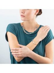 COEUR DE LION Naszyjnik z elementami ozdobnymi - dł. 44 cm rozmiar: onesize. Czerwone kolczyki damskie COEUR DE LION, ze stali. Za 448.99 zł.