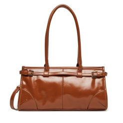 Torebka JENNY. Brązowe torebki klasyczne damskie Jenny, bez wzorów, bez dodatków. Za 129.99 zł.