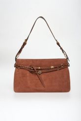 Torebka zamszowa Belt Bag Big PINKO. Torebki klasyczne damskie Pinko, bez wzorów, z zamszu, zamszowe, bez dodatków. Za 2,209.00 zł.