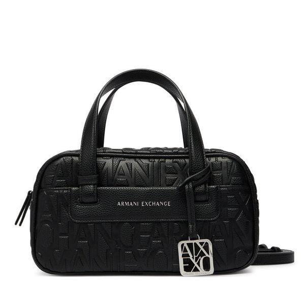 Torebka Armani Exchange. Czarne torebki klasyczne damskie Armani Exchange, bez wzorów, bez dodatków. Za 614.99 zł.