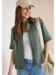 Cecil Lniana koszula w kolorze khaki rozmiar: XL. Brązowe koszule damskie Cecil, xl, bez wzorów, ze lnu, bez kołnierzyka, bez ramiączek. Za 174.95 zł.